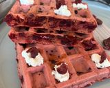 Une image de l'étape 4 de Délicieuses gaufres light à la betterave et cranberries#gaufres #light #originalrecipe #healthy.