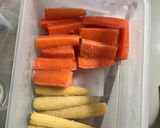 รูปขั้นตอนการทำที่ 1 ของ Tempeh Spicy Mayo น้ำพริกนรกคลีน