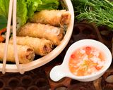 Hình bước làm 4 của món Nem rán nhà lam