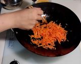A picture of step 5 of Carrot Scrambled Eggs.