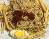 A picture of step 4 of Chicken Spegethi.