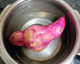 A picture of step 1 of Shakarkand Gulab Jamun (Vrat Special).