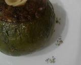 Foto del paso 5 de la receta: Zapallitos rellenos de carne y queso mozzarella!