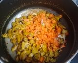 A picture of step 2 of Chicken tikka bread pockets.