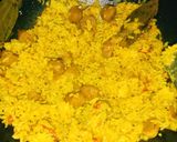A picture of step 4 of Soya Pulao.