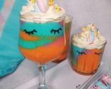 Foto langkah ke 6 dari resep Puding Unicorn.