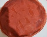 Foto langkah ke 8 dari resep Mille Crepes Red Valvet.