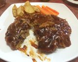 A picture of step 8 of Burger Steak (Ground Beef Steak).