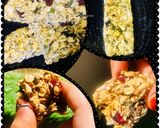 A picture of step 2 of Multiseed oats granola bars.