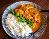 A picture of step 8 of Coconut Chicken Curry.