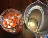 A picture of step 2 of California Farm Pickling Carrots Daikon Sticks.