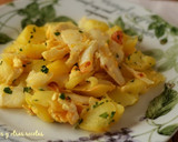 Foto del paso 4 de la receta: Huevos rotos con bacalao y patatas