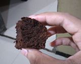 Foto langkah ke 7 dari resep Brownis panggang no mixer(takaran sendok n oven panci).