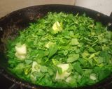 A picture of step 2 of Methi aloo ki sabzi.