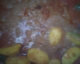 A picture of step 2 of Kofta biryani.