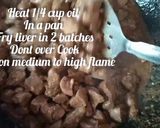 A picture of step 3 of Mutton Fry Dil Gurda Kaleji.