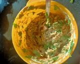 A picture of step 3 of Methi Paneer Bhurji.