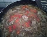 Foto langkah ke 3 dari resep Beef teriyaki with brokoli paprika merah.
