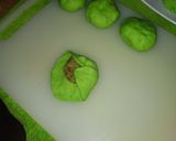 Foto langkah ke 7 dari resep Bakpia Basah Pandan (takaran sendok).