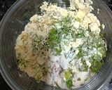 A picture of step 1 of High Protein Sattu & veggies Uttapam.