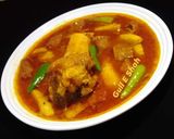 A picture of step 6 of Arvi Gosht.