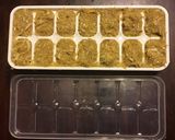 A picture of step 2 of California Farm Frozen Garlic Puree Paste Ice Cubes.