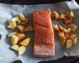 Foto del paso 1 de la receta: Salmón y patatas al vapor con robot Clickchef