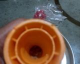 A picture of step 2 of Cake in ice-cream cone.