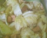 Foto langkah ke 2 dari resep Masak Kubis Cina Lemak/Bobor Sawi Putih.