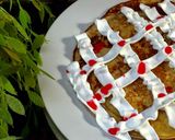 A picture of step 8 of Pancake with whipped cream.