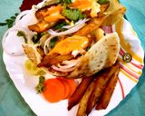 A picture of step 4 of Chicken Shawarma In Pita Bread.
