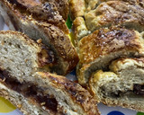 Foto del paso 5 de la receta: ARROLLADOS DULCES 1) manzana/pasas de uva—2) membrillo/nueces 😋🤩👏