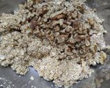 Gambar langkah 3 resipi Biskut Oat Durian.
