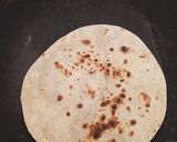 A picture of step 3 of Fulka with dal.
