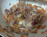 A picture of step 4 of Fried Rice (Cha-han).