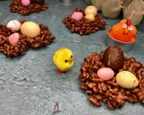 A picture of step 4 of Chocolate & Puffed Rice Easter Nests.
