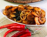 Gambar langkah 7 resipi Udang Sambal Berempah.