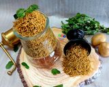 A picture of step 7 of Aloo phudina sev or Mint Potato Slims.