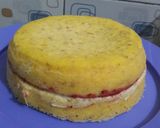 Foto langkah ke 8 dari resep Cake lemon keju kukus keto.