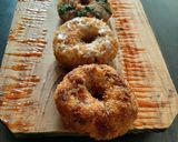 A picture of step 3 of Poha donuts.
