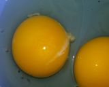 A picture of step 1 of Stale Bread with Eggs, Milk, Honey, and Peanuts.