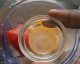 A picture of step 5 of Mango Strawberry Melon Smoothie.