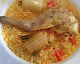 Foto del paso 4 de la receta: 247. Arroz caldoso con conejo y pencas de acelga
