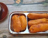 A picture of step 7 of Raw Banana Bajji/Vazhakkai Bajji.