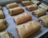 A picture of step 7 of Vickys Christmas Leftovers Sausage Rolls, GF DF EF SF NF.