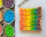 Foto langkah ke 5 dari resep Bagelen Rainbow🌈🌈 (roti tawar) ☆Minggu 22☆.