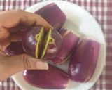 A picture of step 4 of Stuffed Brinjal.