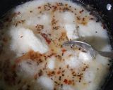 A picture of step 4 of Schezwan Rava Balls.