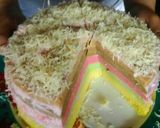 Foto langkah ke 6 dari resep Rainbow cake kukus.