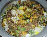 A picture of step 6 of Veg Biryani.